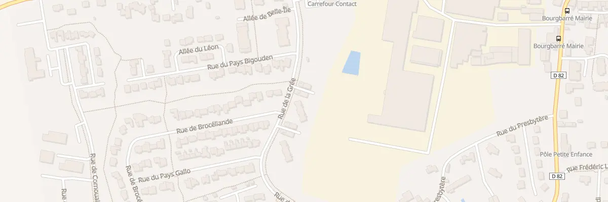 Plan du 8 Rue de la Grée à Bourgbarré