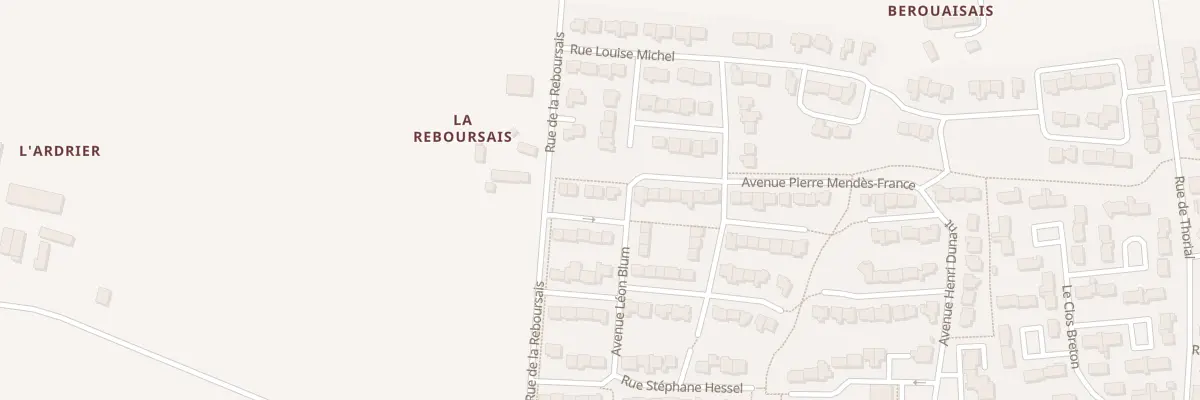 Plan du 4 Rue Rosa Parks à Saint-Aubin-d’Aubigné