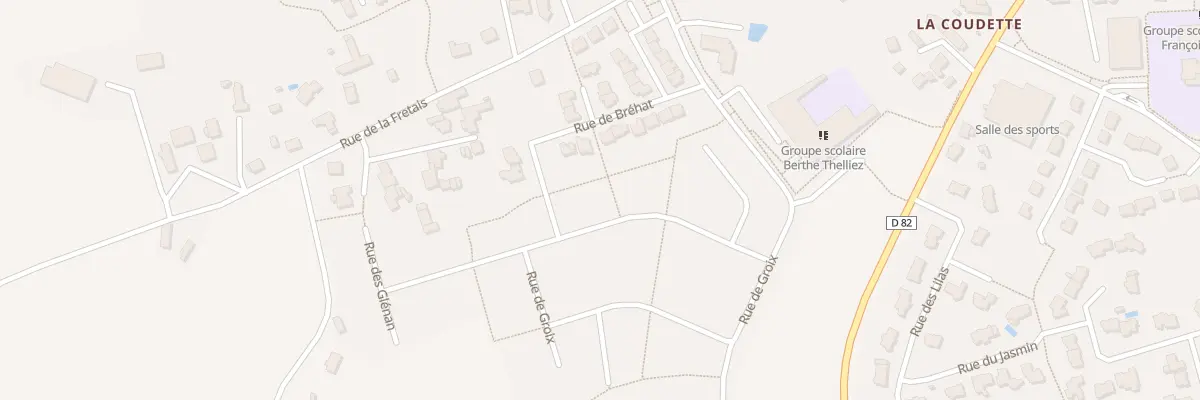 Plan du 40 Rue des Glénan à Bourgbarré