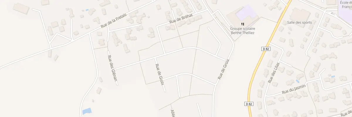 Plan du 21 Rue des Glénan à Bourgbarré