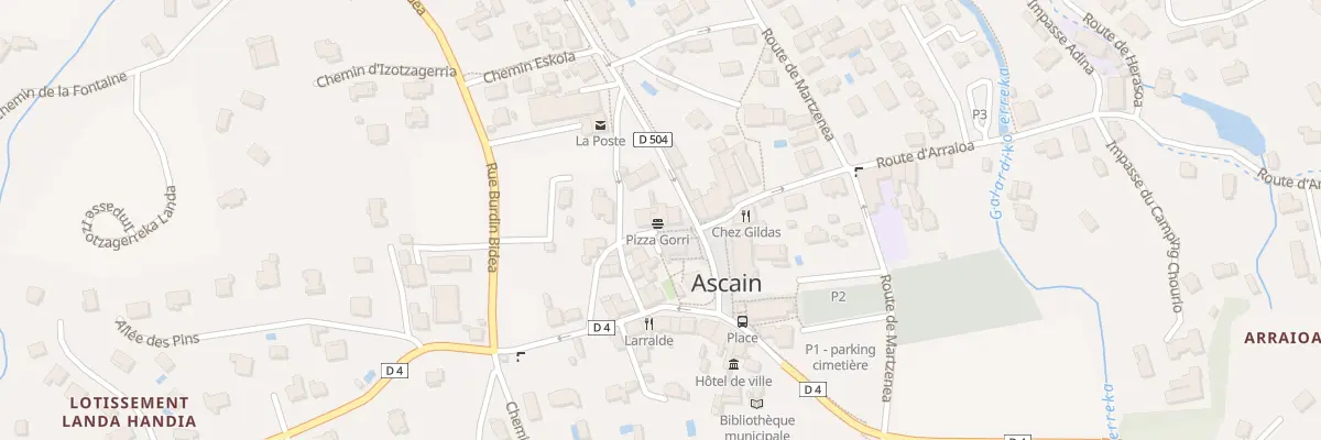 Plan du 28 Rue Pierre Loti à Ascain