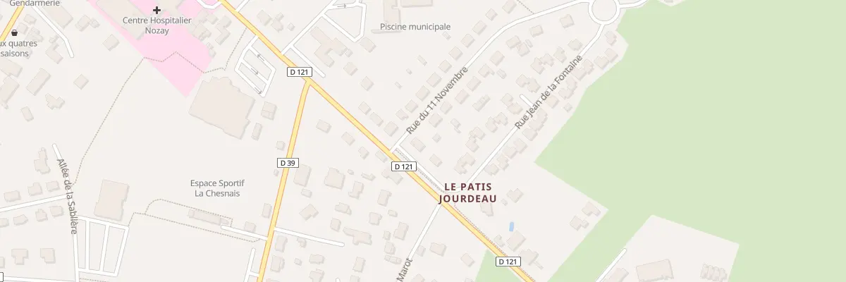 Plan du 2 Rue Jean de la Fontaine à Nozay