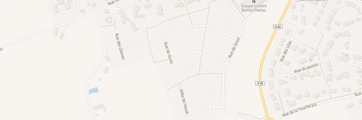 Plan du 23 Rue de Groix à Bourgbarré