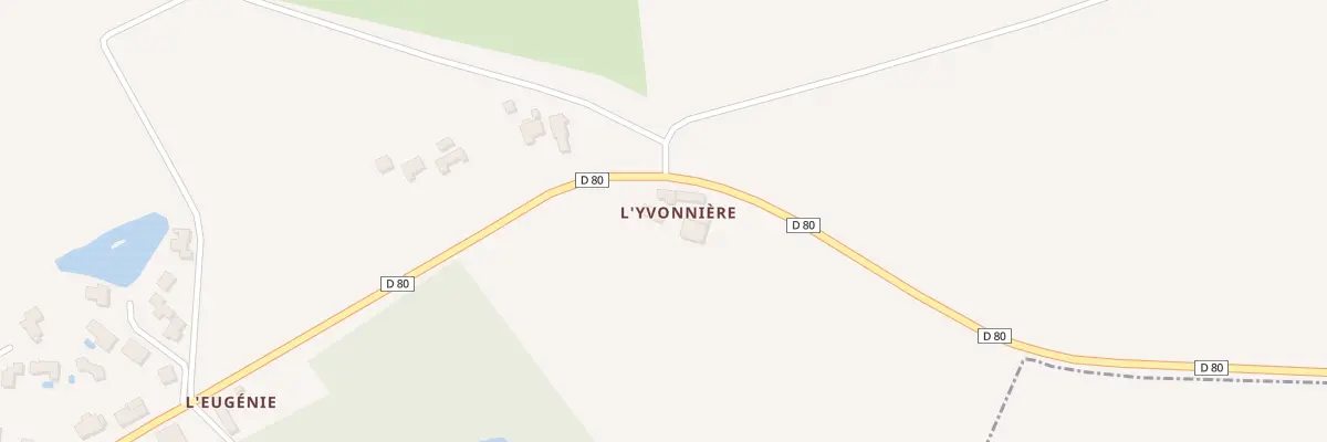 Plan du 1 L’Yvonnière au Girouard