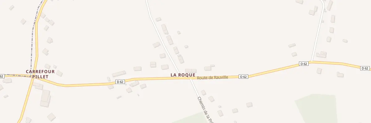 Plan du 64 Rte de Rauville à Sottevast