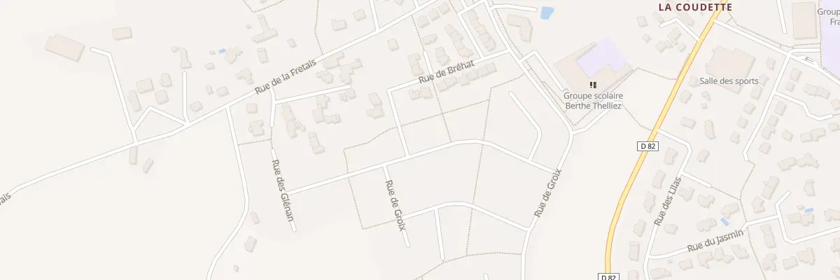 Plan du 33 Rue de Bréhat à Bourgbarré