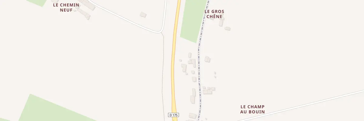 Plan du 5225 Le Champ au Bouin à Chevaigné