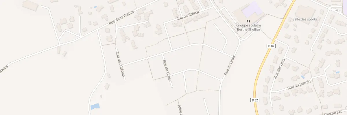 Plan du 25 Rue des Glénan à Bourgbarré