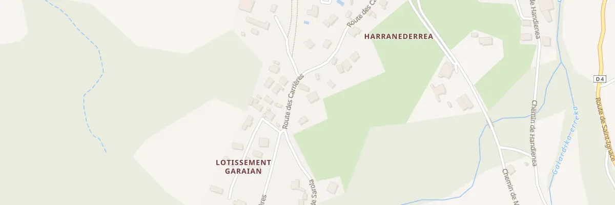 Plan du 751 Rte des Carrières à Ascain
