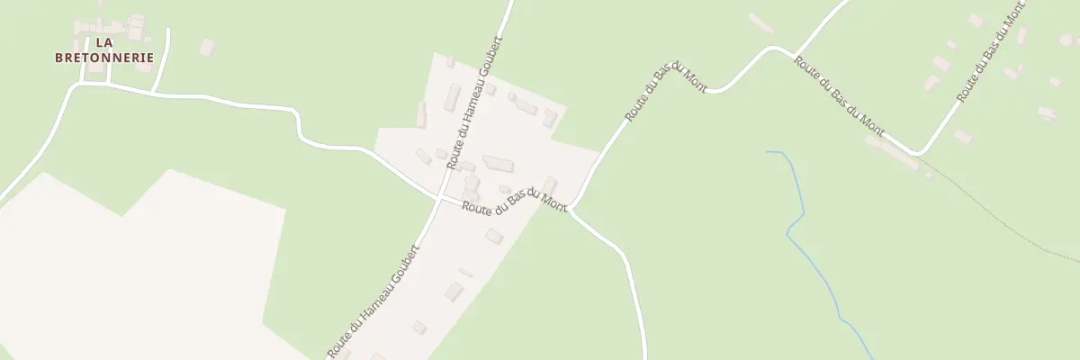Plan du 36 Rte du Hameau Goubert à Besneville