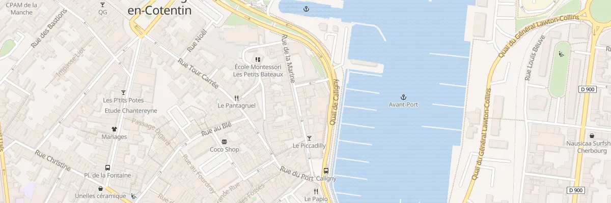 Plan du 9 Rue de la Marine - Cherbourg à Cherbourg-en-Cotentin
