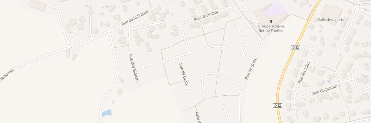 Plan du 27 Rue des Glénan à Bourgbarré