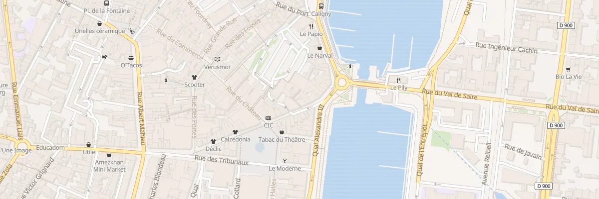 Plan du 43B Rue Marechal Foch à Cherbourg-en-Cotentin