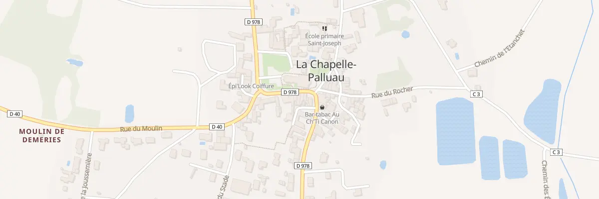 Plan du 5 Pl de l’Église à La Chapelle-Palluau