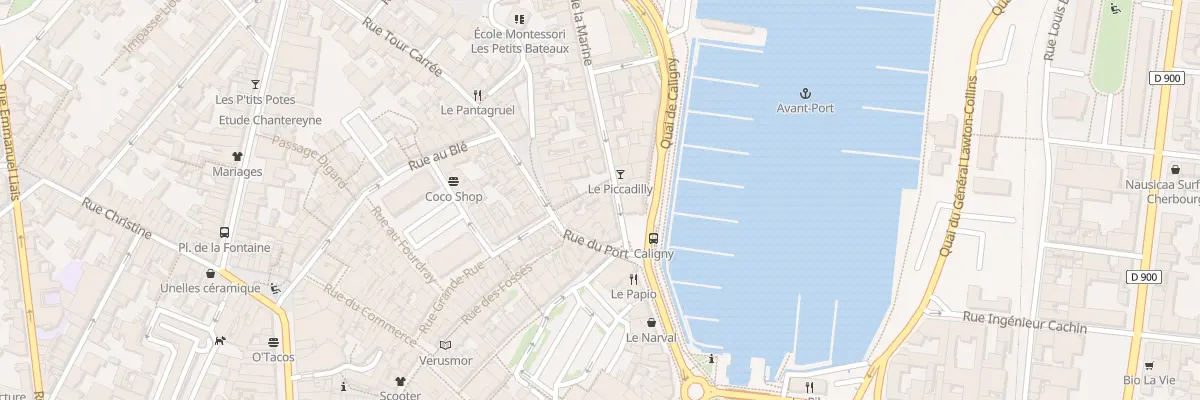 Plan du 40 Rue de la Marine - Cherbourg à Cherbourg-en-Cotentin