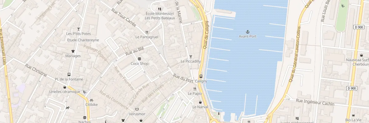 Plan du 38 Rue de la Marine - Cherbourg à Cherbourg-en-Cotentin