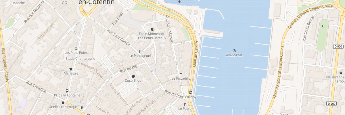 Plan du 22 Rue de la Marine - Cherbourg à Cherbourg-en-Cotentin