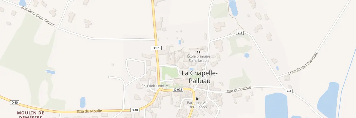 Plan du 10 Pl de l’Église à La Chapelle-Palluau