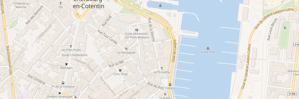 Plan du 18 Rue de la Marine - Cherbourg à Cherbourg-en-Cotentin