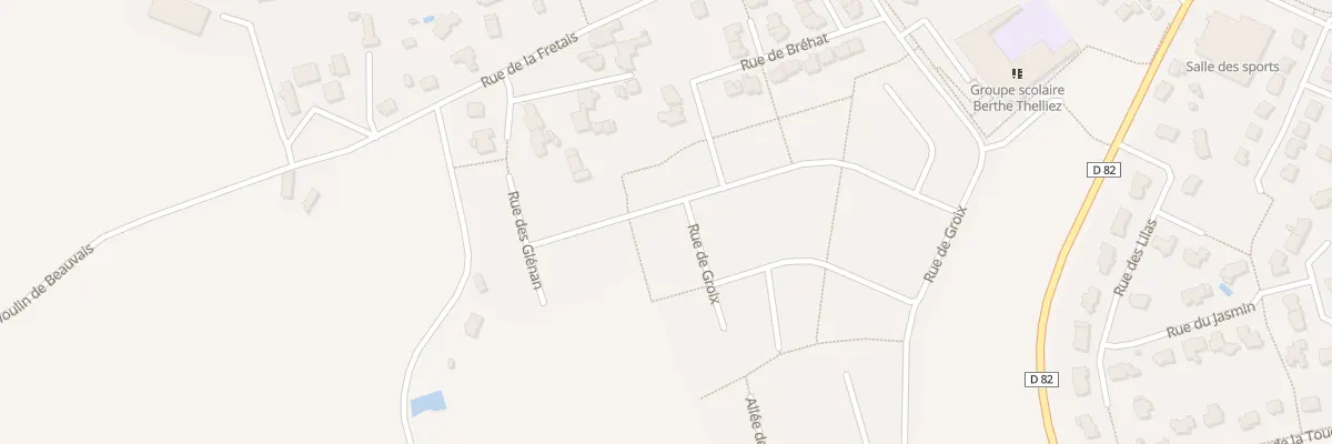 Plan du 33 Rue de Groix à Bourgbarré
