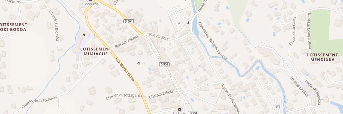 Plan du 310 Rue Ernest Fourneau à Ascain