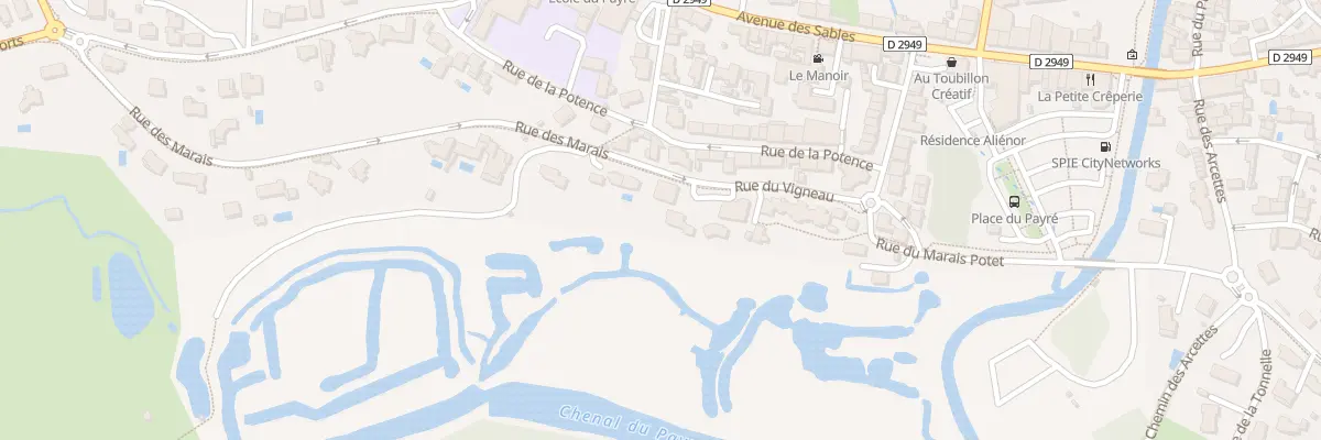 Plan du 35B Rue du vigneau à Talmont-Saint-Hilaire