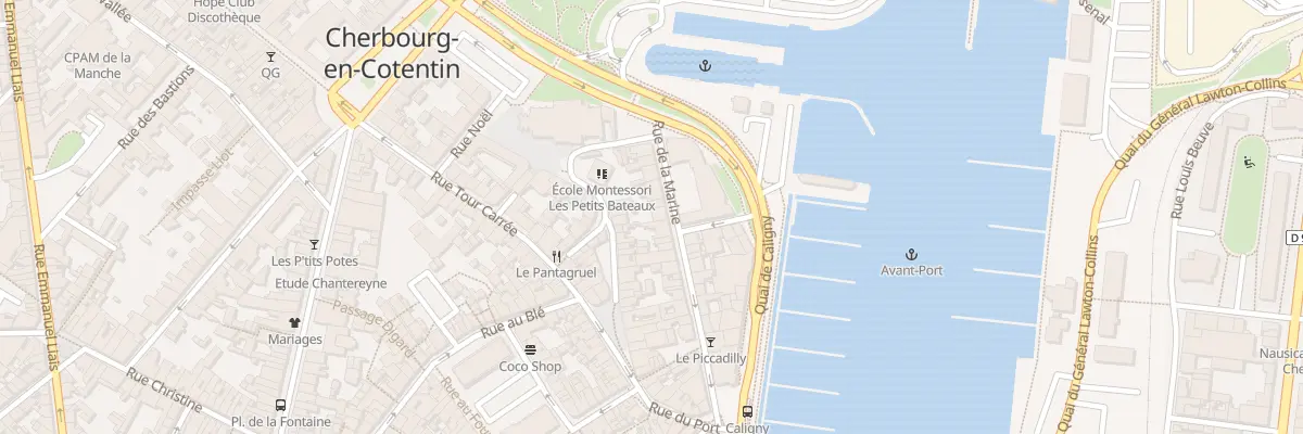 Plan du 10 Rue de la Marine - Cherbourg à Cherbourg-en-Cotentin