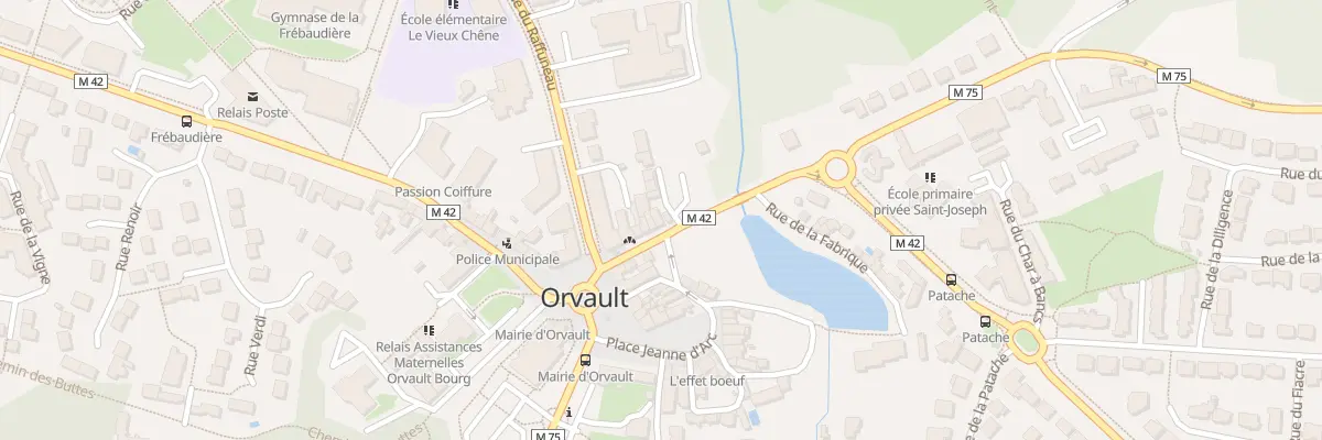 Plan du 12 Rue Hubert De la Brosse à Orvault