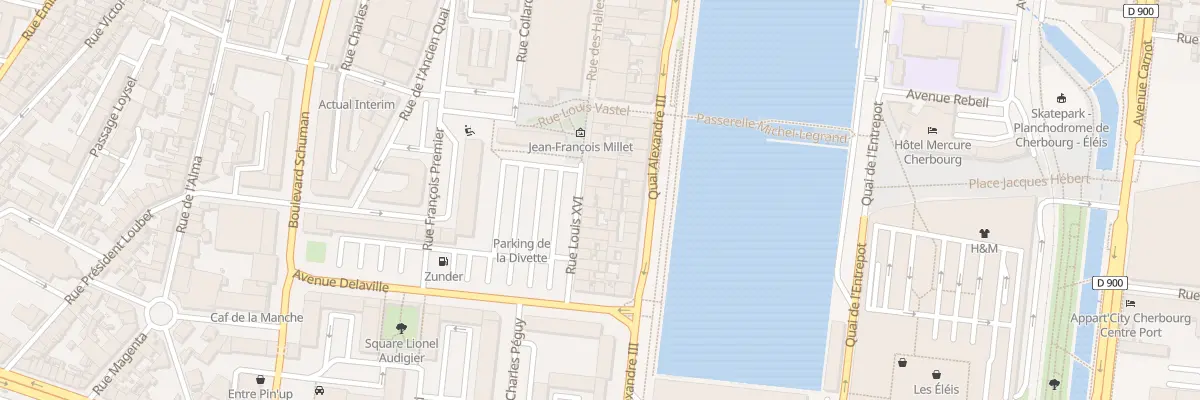 Plan du 11 Rue Louis 16 à Cherbourg-en-Cotentin