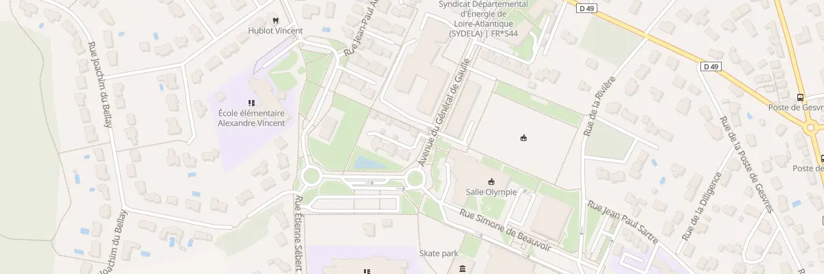 Plan du 2 Rue raymond civet à Treillières