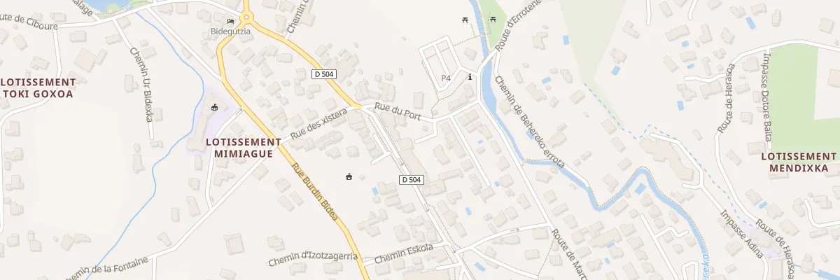 Plan du 366 Rue Ernest Fourneau à Ascain