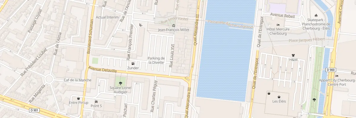 Plan du 21B Rue Louis 16 à Cherbourg-en-Cotentin