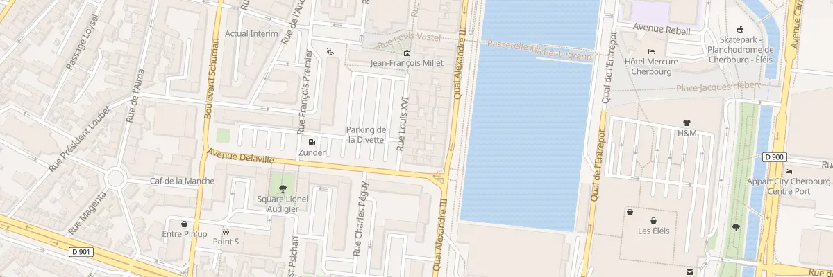 Plan du 23 Rue Louis 16 à Cherbourg-en-Cotentin