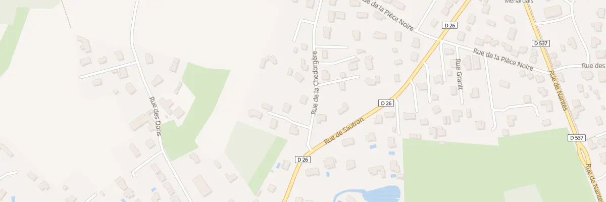 Plan du 7 Rue de la chédorgère à Treillières