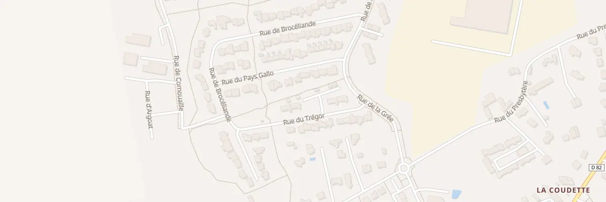 Plan du 6 Rue du Trégor à Bourgbarré