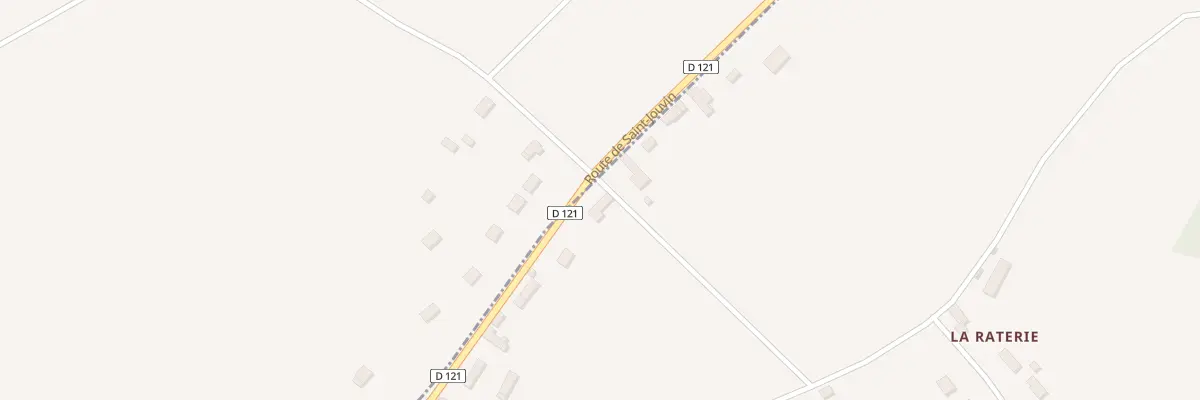 Plan du 74 Rte de Saint Jouvin à Sottevast
