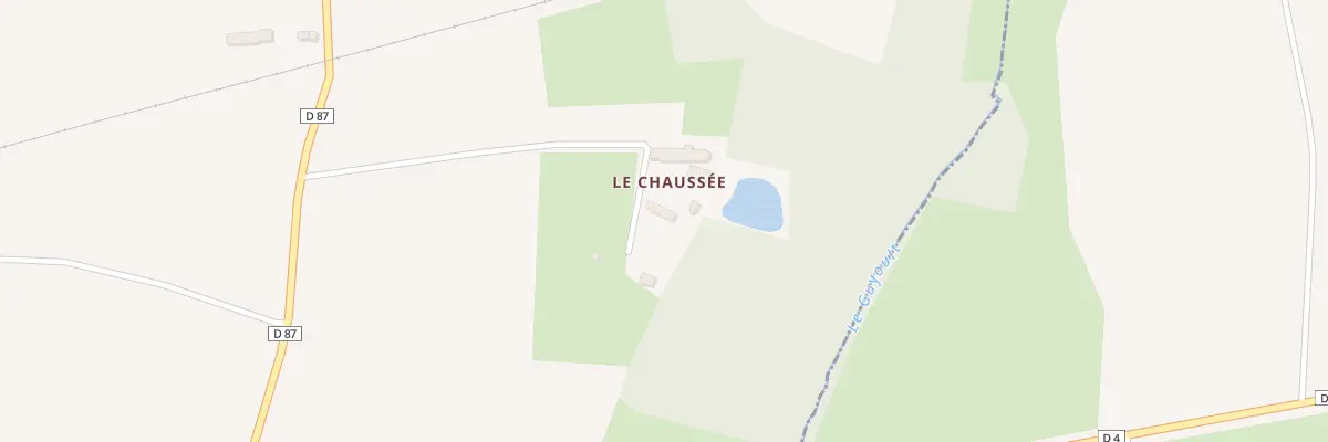 Plan du 5212 Lechaussee à La Boussac