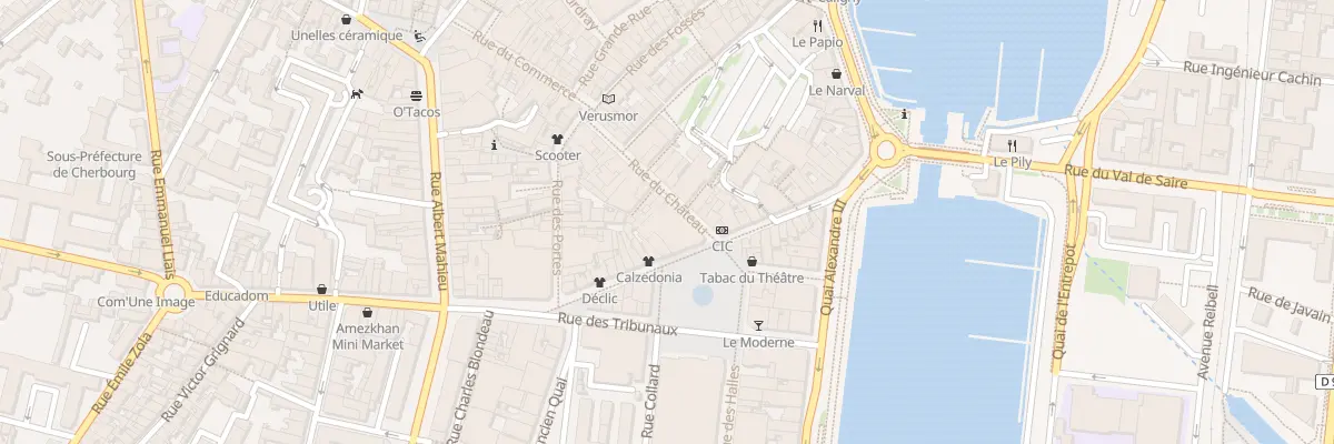Plan du 24 Rue du Chateau - Cherbourg à Cherbourg-en-Cotentin