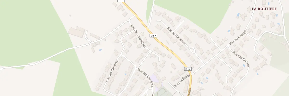 Plan du 6 Rue des Aubépines à Saint-Georges-de-Pointindoux