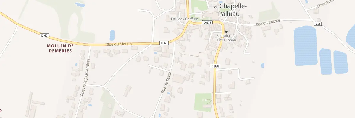 Plan du 5 Rue du stade à La Chapelle-Palluau