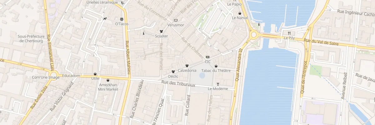 Plan du 21 Rue Marechal Foch à Cherbourg-en-Cotentin