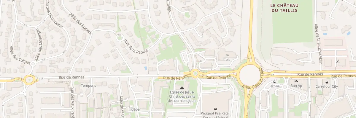 Plan du 40 Rue de Rennes à Cesson-Sévigné