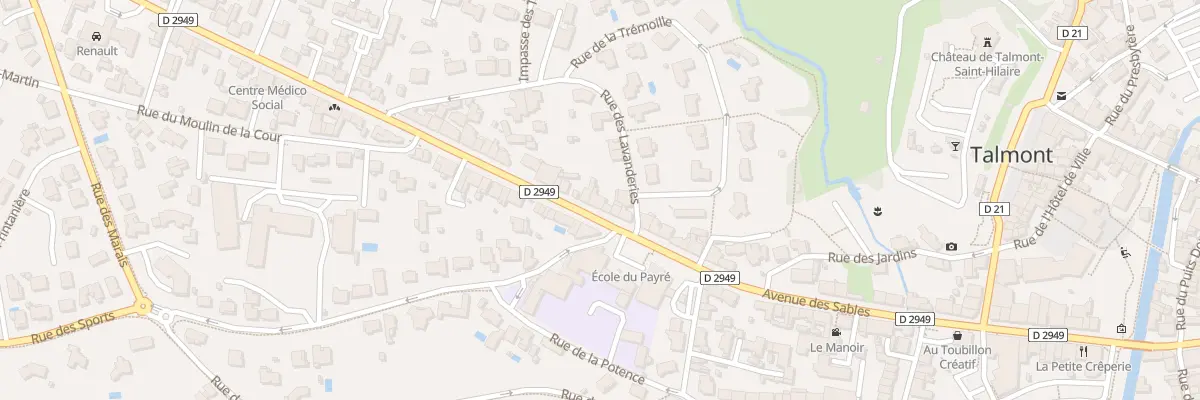 Plan du 34 Av des Sables à Talmont-Saint-Hilaire