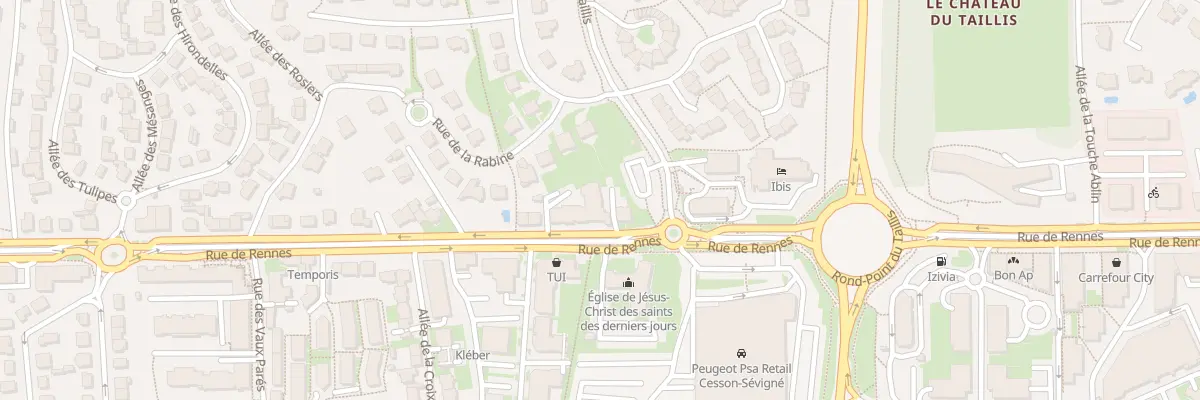 Plan du 44 Rue de Rennes à Cesson-Sévigné
