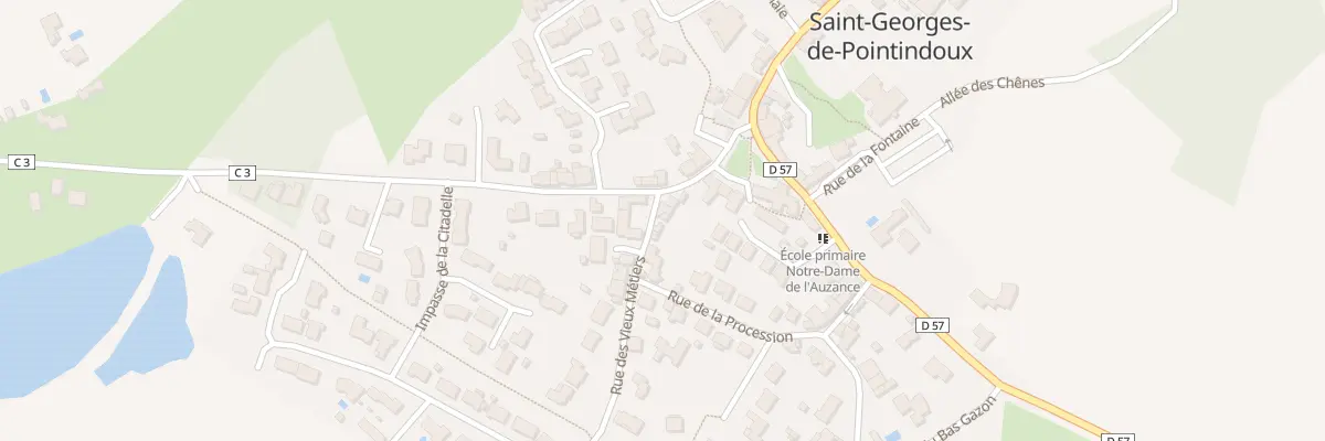 Plan du 3 Rue des Vieux métiers à Saint-Georges-de-Pointindoux