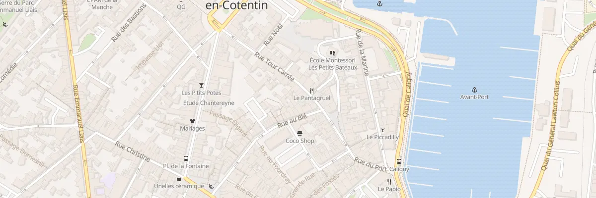 Plan du 50 Rue Tour Carree à Cherbourg-en-Cotentin