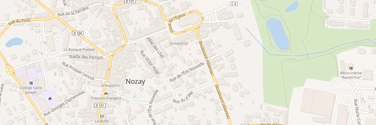Plan du 3 Rue de l’Ere Nouvelle à Nozay