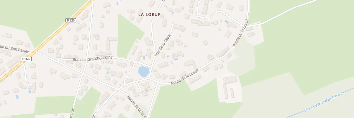 Plan du 3B Rue de la mare à Grandchamp-des-Fontaines