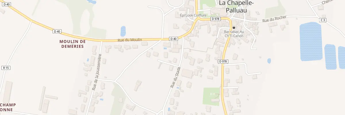 Plan du 6 Rue du stade à La Chapelle-Palluau