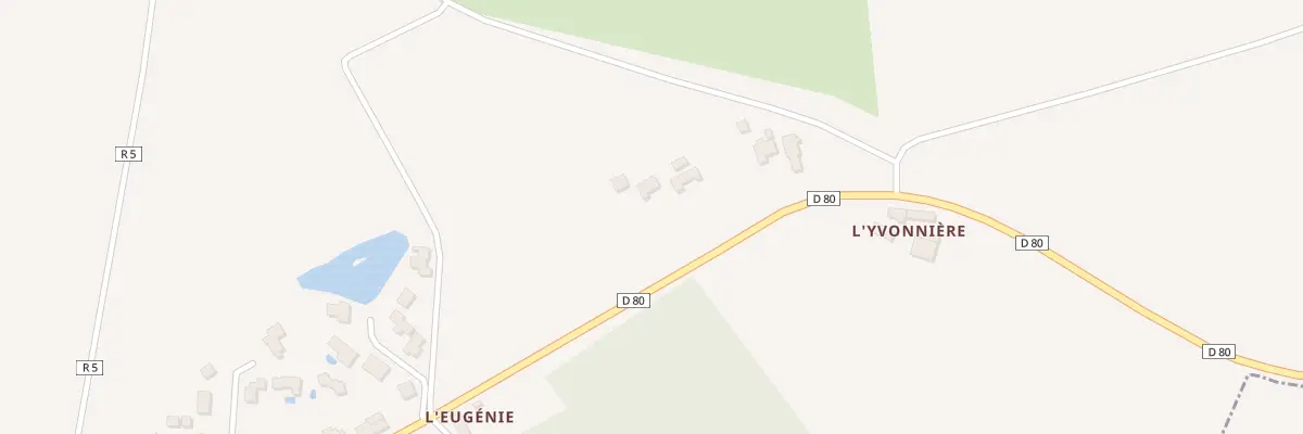 Plan du 8 La Laurencière au Girouard